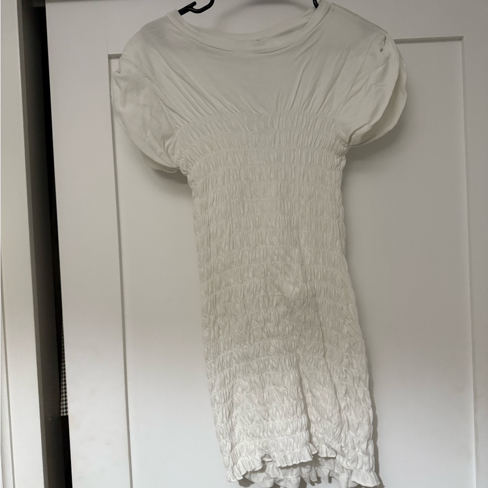 Elegant White Women's Dress